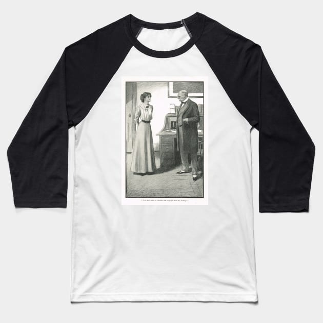 Callous employer offended employee 1911 Baseball T-Shirt by artfromthepast